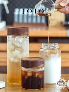 Heat Resistant Portable Glass Tumbler With Lid