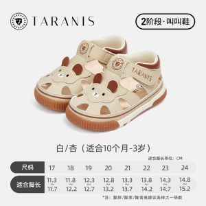 Taranis ฤดูร้อน ใหม่ การ์ตูน นุ่ม ด้านล่าง เด็กทารก รองเท้าเด็กผู้หญิง Walkers Boys ระบายอากาศได้ดี รองเท้าอุดตันเด็กวัยหัดเดินการเรียนรู้การเดินรองเท้า
