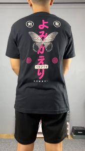 Kensei T-Shirt Kaos Lengan Pendek Cho Black KS063