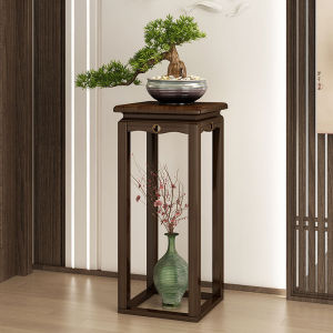 Ancient Chinese Style Flower Shelf Indoor Bamboo