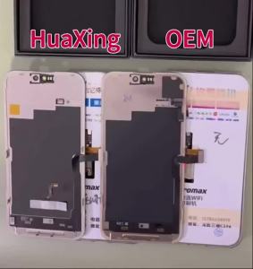 HuaXing Soft OLED And OEM 1:1 Screen For iPhone 14Pro 15Pro 16 16Pro Max Display With 3D Touch For iPhone Replacement With Tools