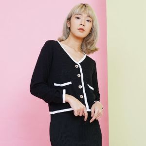 Atasan Wanita Cardigan Snowpea Knit By Mambi Knitwear