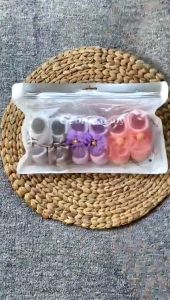 GalaxyMall COD LALA PRINCESS Kaos Kaki Bayi 3in1 Anak Laki Laki Perempuan Import Berkualitas Newborn - 24 Bulan BB34