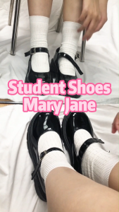 Classic Fashion Lolita/JK Black Thick bottom Shoes Casual Students Wild Style Mary Janes Size 35-40