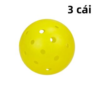 1/3 Quả Bóng Pickleball Tiêu Chuẩn 74mm Dùng Cho Tập Luyện Và Thi Đấu 48 Lỗ Phụ Kiện Bóng Pickleball Ngoài Trời