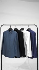 [CHỈ 18-23.2 TẶNG TÚI TOTE]Áo sơ mi nam dài tay Premium Poplin 100% Cotton thoáng khi chống nhăn kháng khuẩn trượt nước - Coolmate