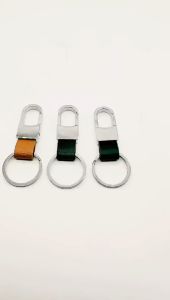 Nurm Leather Car Keychain Pendant Car Circle Buckle Personality And Creative Ornaments