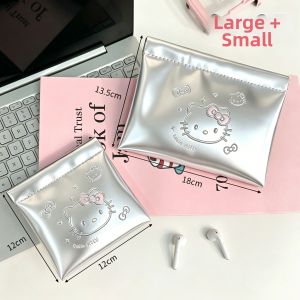 QIOEROUL | Automatic Snap Closing Small Portable Storage Bag