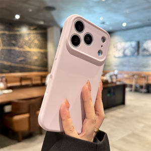 Liquid Silicone Phone Case for Apple 17Promax Purple Full Cover Anti-Fall Womens Style Protective Shell Business Simple Design