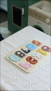 Classic World Wooden Educational Puzzles Alphabet Number Geometry Animal Farm Puzzle | Wooden Toys For Kids