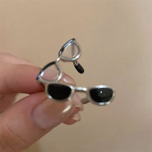 Unique Mini Open Ring Fun Cool Sweet Boredom Style Cute Design High-End Feeling Finger Ring Fashionable Jewelry Accessory