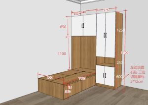 Custom‑Made Bed and Cabinet for HDB & Condo Maid Room /helper room bed customize singapore/ Store Room | Space Saving Custom Furniture