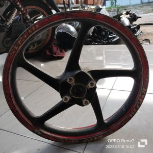 promo murah velg roda depan vario125 old lama fi KZR utuh minta cat ulang