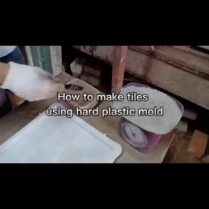 Middle Square Tile Brick mold anti skid hard bricks plastic reusable 800x size 30x30cm