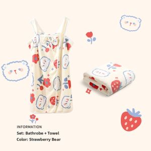 GRACE | Quick Drying Wearable Bathrobe Set 3 Pieces