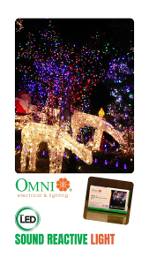 OMNI LED DC 5V Sound Reactive Lights RGB  -  LXL5V-100L10MRGB