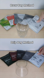 [Single Box] HWC Classic Drip Bag Coffee Gift Box Golden Mandheling & Brazil (10s x 12g)