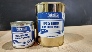 FORTRESS E PRIMER CONCRETE WHITE PART A&B GAL/SET