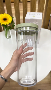 Bình đựng nước cao cấp Hario Jusio water pitcher FPJ-11-SG (nhựa PCT Tritan đặc biệt từ Eastman)
