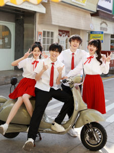 Adult and High School Student Performance Costume for Chorus Poetry Recital Sportswear School Uniform Set