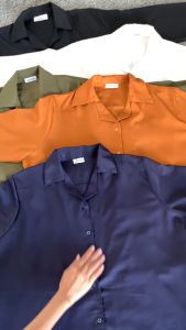 Severli Cella Shirt Kemeja Wanita Lengan Panjang | Kemeja Kantor | Kemeja Oversize | Atasan Wanita