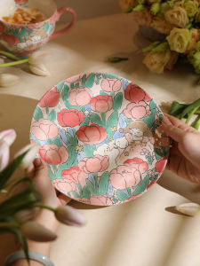 LOTUS BLUE | Multi-functional Lotus Design Ceramic Plate