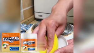 Jakehoe น้ำยาขจัดคราบ Coconut Oil Powerful Stain Removing Paste น้ำยาขจัดคราบน้ำมันมะพร้าว ขจัดคราบไขมันหนักๆ ออกจากห้องครัว อเนกประสงค์ น้ำยาขัดเงา ขจัดคราบไขมันและสิ่งสกปรก น้ำยาทำความสะอาดพื้นผิว