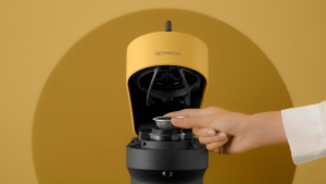 Nespresso Vertuo Pop Coffee Machine + 30 Barista Style Capsules (1-Month Supply) | Vertuo Technology for Espresso Double Espresso Gran Lungo and Mug