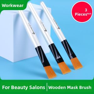 Soft Bristle Facial Mask Brush Set Beauty Spa Tool Kit for Applying Face Masks Any Skin Type White Rod Mask Brush from China