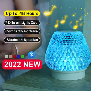 NEW Rechargeable Light LED Night Light Bluetooth Music Bedroom Night Lamp Atmosphere Decoration Crystals Table Light Christmas Gift