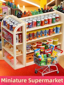 Miniature Pretend Food Playset Resin Mini Bottles