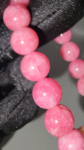 (SG Seller Ready Stocks) High Grade Natural Rhodochrosite Gemstone Bracelet 10mm+ (with Cert)