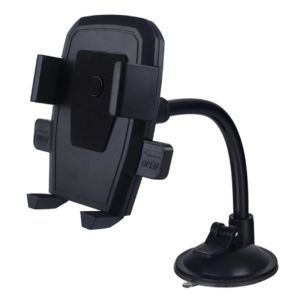 New Car Phone Holder Bracket Mount Cup Holder Universal Car Mobile Support Suction Windshield Phone Locking Car-Accessories