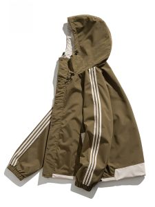 ROMON | Loose Mens Jacket Romon Spring Autumn New Style Casual Trendy Workwear Sporty Windproof Zipper Hooded Polyester Fashion Urban