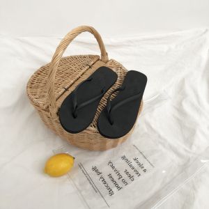 Rewards ~ Couple Spring/Summer K-style Chic Easiest for Match Leisure Flip-Flops Flats Women Ins Beach Flip-Flops Men