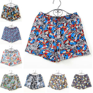 Hoạt Hình Anime In Hình Cao Cấp Cotton Aro Quần Nam Quần Short Cho Gia Đình Ngủ Dáng Rộng Quần Boxer Dành Cho Thanh Niên