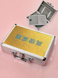 กล่องเครื่องมือทำความสะอาดหูแบบพกพาพร้อมกระเป๋าใส่ส้อมขน ช่องรูหลายช่อง ไม่ใช่ครั้งเดียว ไม่ต้องใช้ไฟ