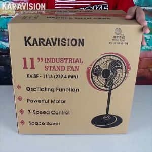 Karavision Industrial Metal Blade Stand Fan 11" KIVSF-1113