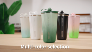 MEECOPA 600ML Stainless Steel Thermal Cup Vacuum Insulated Coffee Mug Leakproof Thermos Tumbler With Straw BPA-free