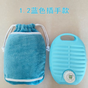 Thickened Oulei Bird Hot Water Bag for Bed Warm Feet Heater Belly Warmth Therapy Purplish Red Plastic Material Household Use