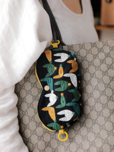 Original Cross-Body Portable Sunglasses Glasses Case Sunglasses Cosmetics Bag Halterneck Glasses Bag Womens Glasses Case