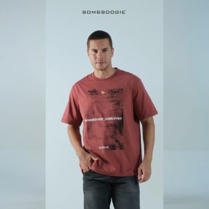 Bombboogie Kaos Pria Regular Norsfox Dusty Pink 2.0 12E57B4SL