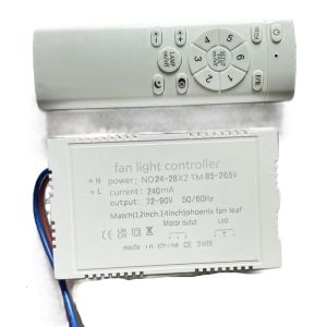 LED Fan Light Driver with Remote 240mA280mA340mA Adapter AC85-265V Lighting Transformer For Ceiling Fan Lamp DC 72V Motor 24V: A Comprehensive Guide