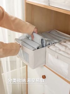 Clothes storage organizer basket Foldable Oxford Cloth Wardrobe Drawer Type Anti-dust Storage Box Not Easy To Deform