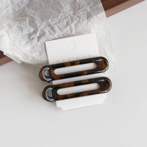 Kẹp Tóc Acrylic Hình Học Họa Tiết Da Báo Kẹp Tóc Bên Hông Kẹp Tóc Hình Mỏ Vịt Kẹp Tóc Kẻ Sọc Cổ Điển Kẹp Tóc Che Tóc