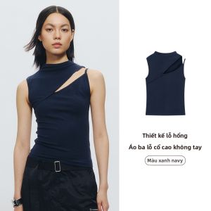 Theblender | Áo Ôm Cổ Cao Không T Tay Hở