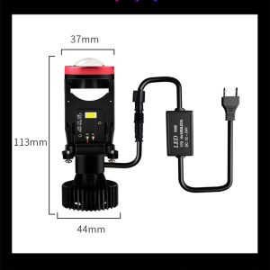 KEVANLY | 1x 12-24v Y7D 40W H4 LED Lens Headlight Bulbs CANBUS H4 Projector 6000K Super Bright High Low Beam Auto LED Lights