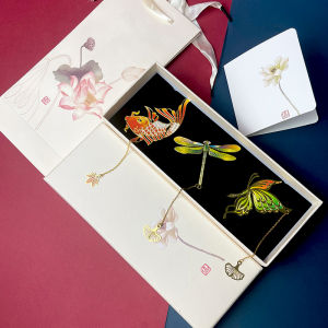 Teachers Day Gift Male Student Practical Metal Bookmark Creative Gift Box Traditional Chinese Style Graduation Season Special