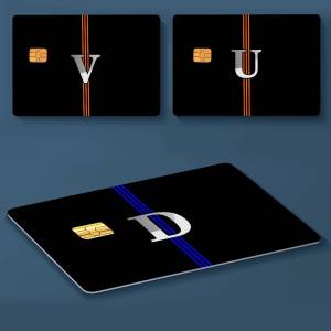 Fashion Black Letters Sport Poster Cover Credit Card Stickers  Anime Image Print Canvas  Manga Decor HD