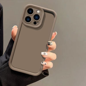 Straight Edge Silicone Phone Case For iphone 17 air 16 15 plus 14 pro max 13 pro 12 mini 11 X XS XR XS Max 6 7 8 plus Shockproof Back Cover casing